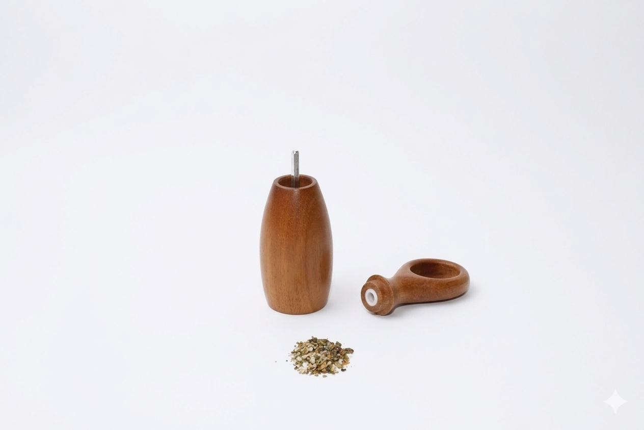 Set molinillo sal y pimienta con plato